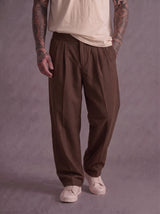 PANTALONE BL11 LANETTA  CON ELASTICO IN VITA MORO ART 43PI445162
