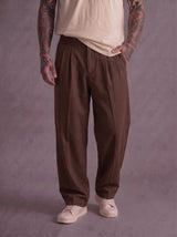 PANTALONE BL11 LANETTA  CON ELASTICO IN VITA MORO ART 43PI445162