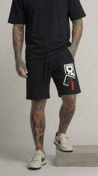 BERMUDA NERO LOGO IN RILIEVO  - DS2 - ART. SS26240