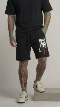 BERMUDA NERO LOGO IN RILIEVO  - DS2 - ART. SS26240