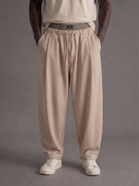 PANTALONE IMPERIAL BAGGY CON VITA ELASTICIZZATA PE8JMAY