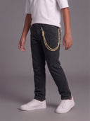 PANTALONE BERNA KIDS  CHINOS BLU ART K 240195 3