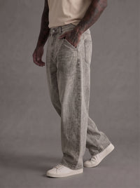 JEANS YTUAL SABBIATO GRIGIO ART DIRTY GRAY
