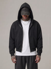 FELPA ONLY&SONS BOXY FIT CON CAPPUCCIO + ZIP  ONLY&SONS - ART. 22035193
