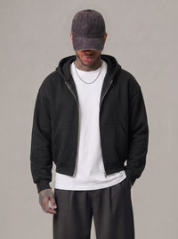 FELPA ONLY&SONS BOXY FIT CON CAPPUCCIO + ZIP  ONLY&SONS - ART. 22035193