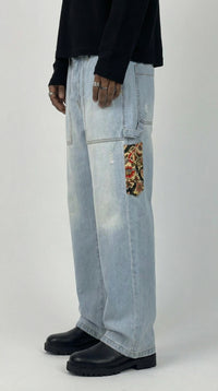 JEANS UOMO WORK FIT  LAVAGGIO CHIARO- BERNA - ART. 261005 - 30