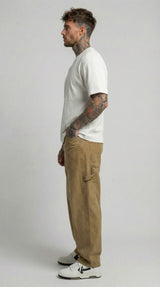 JEANS UOMO CARPENTER STRAIGHT  FIT  BERNA - ART. 261203 -694 COL. GHIACCIO SPORCO