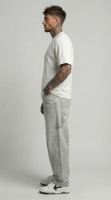 JEANS UOMO CARPENTER STRAIGHT LAVAGGIO GRIGIO  FIT  BERNA - ART. 261202 -30