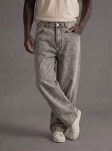 JEANS YTUAL SABBIATO GRIGIO ART DIRTY GRAY
