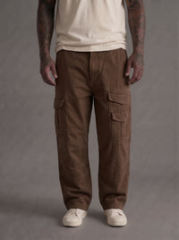 JEANS YTUAL CARGO BROWN