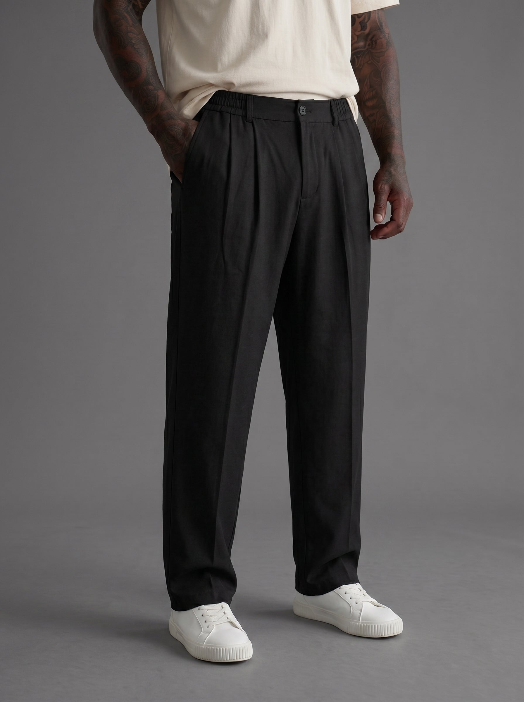 PANTALONE CON ELASTICO IN VITA - NEW JOB BRAND - ART. TREMITY  FW