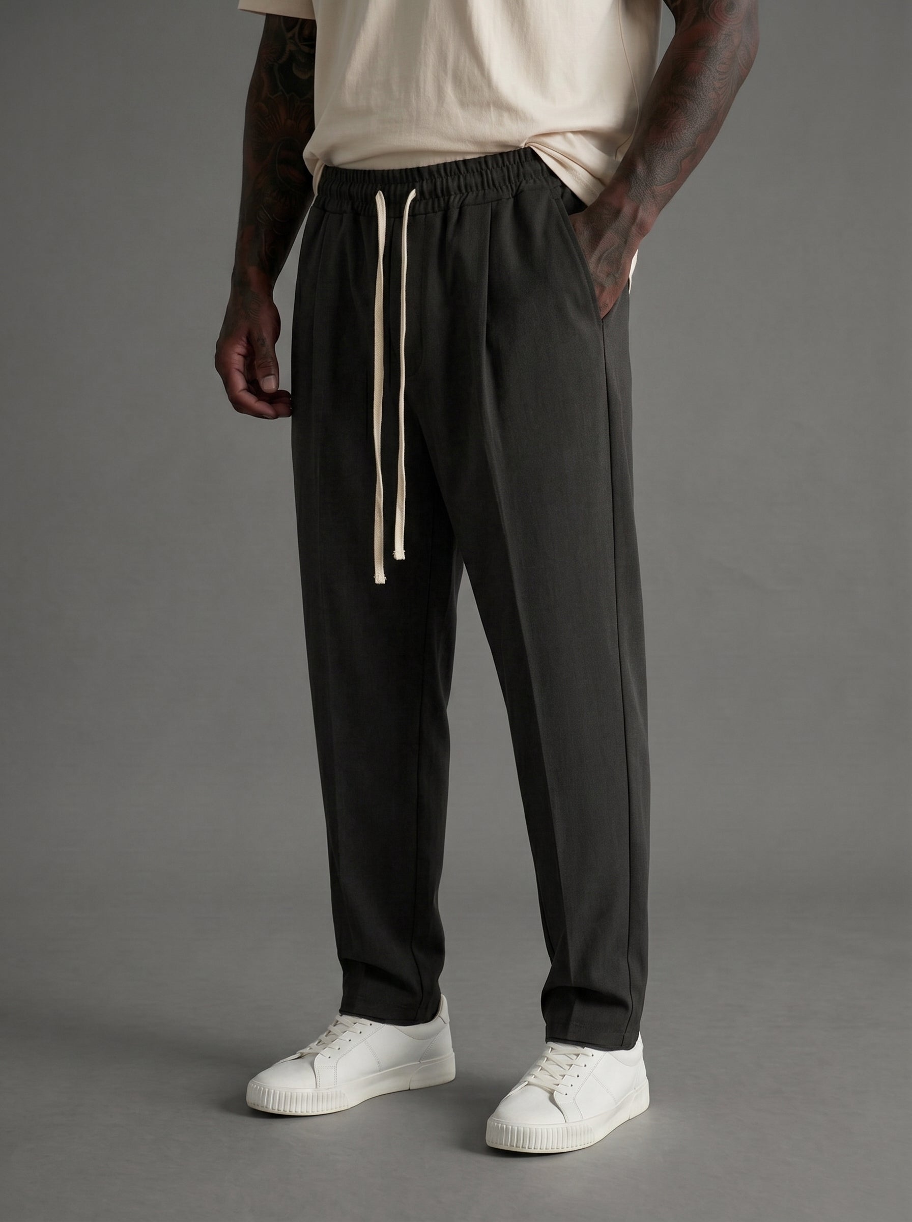 PANTALONE NEW JOB BRAND CON ELASTICO IN VITA MOD SOHO