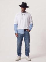 T-SHIRT NEW JOB BRAND LONG SLEEVE MANICA CAMICIA ART CAM