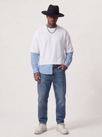 T-SHIRT NEW JOB BRAND LONG SLEEVE MANICA CAMICIA ART CAM