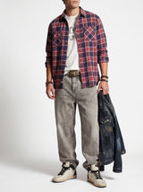 JEANS YTUAL SABBIATO GRIGIO ART DIRTY GRAY