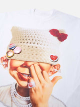 T-SHIRT NOISSEY WHITE OVERSIZE ART BAD BOY  UNCINETTO