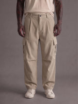 PANTALONE IMPERIAL CARGO VELLUTO BEIGE ART P84063P00
