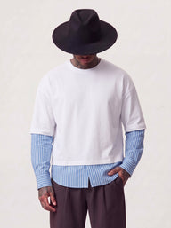 T-SHIRT NEW JOB BRAND LONG SLEEVE MANICA CAMICIA ART CAM