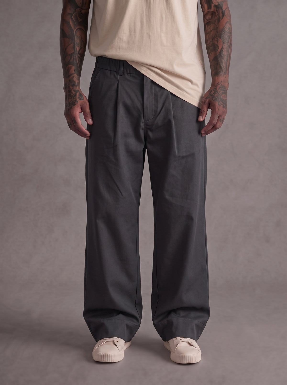 PANTALONE IMPERIAL REGULAR FIT CON PINCE ART P89793D152