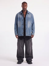 CAMICIA BL11 OVERSHIRT DENIM ART BLK20030