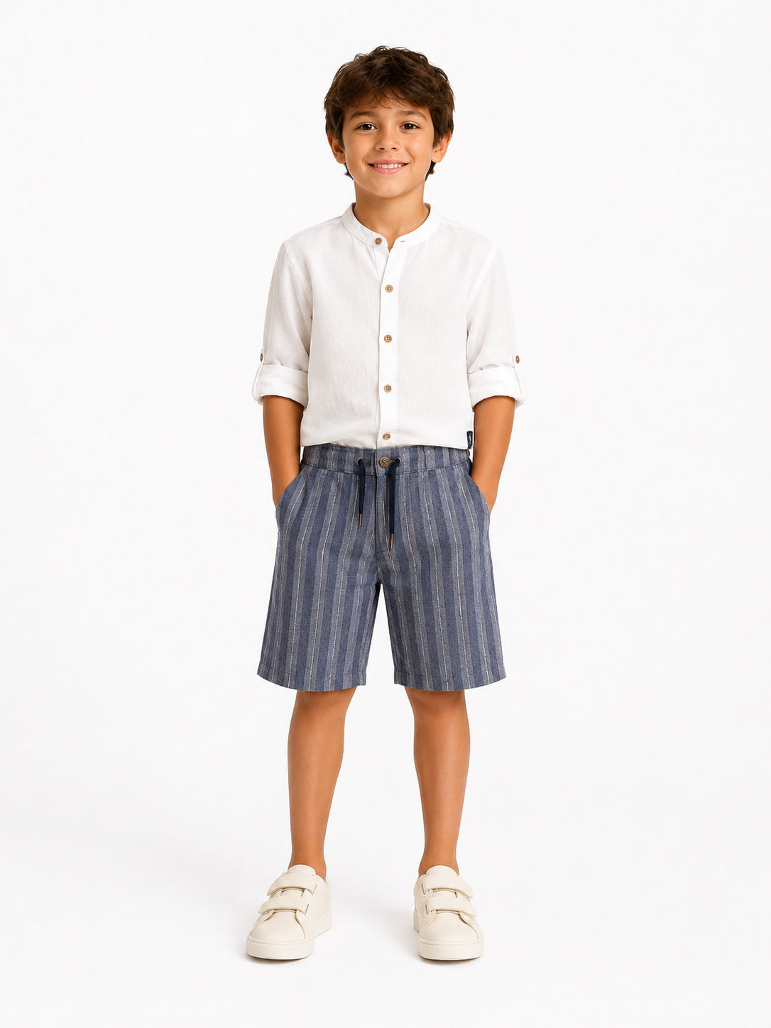 BERMUDA BERNA KIDS BAMBINO BLU  ART K 240147 3