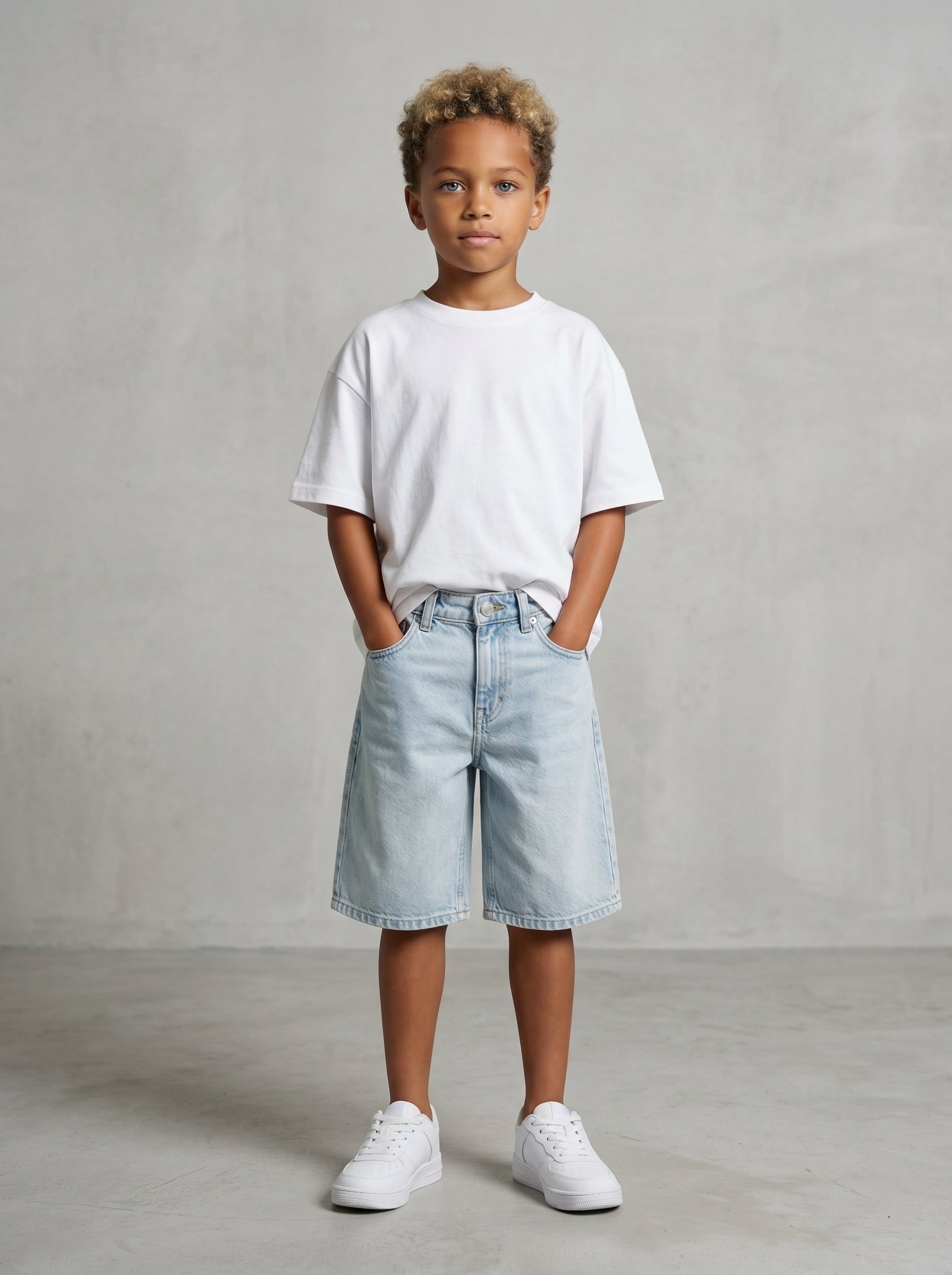 BERMUDA JACK & JONES BAMBINO BAGGY FIT JJIALEX  ART  12292025