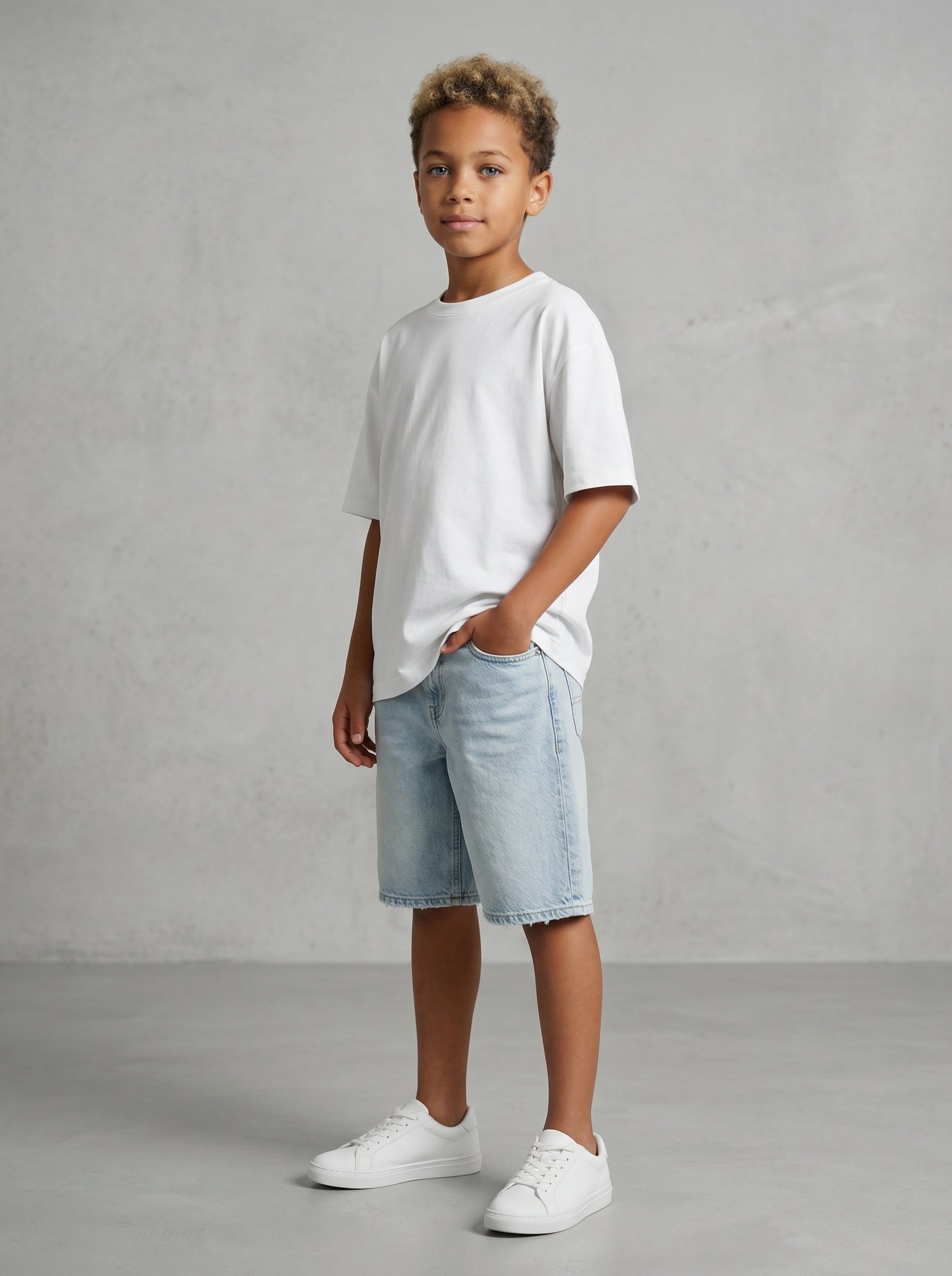 BERMUDA JACK & JONES BAMBINO BAGGY FIT JJIALEX  ART  12292025