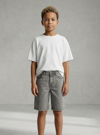 BERMUDA JACK & JONES BAMBINO BAGGY FIT GREY JJIALEX  ART  12289329