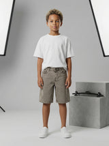 BERMUDA JACK & JONES BAMBINO BAGGY FIT GREY JJIALEX  ART  12289329