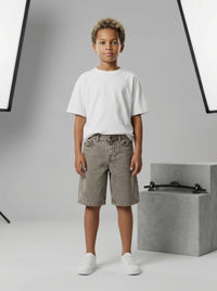 BERMUDA JACK & JONES BAMBINO BAGGY FIT GREY JJIALEX  ART  12289329