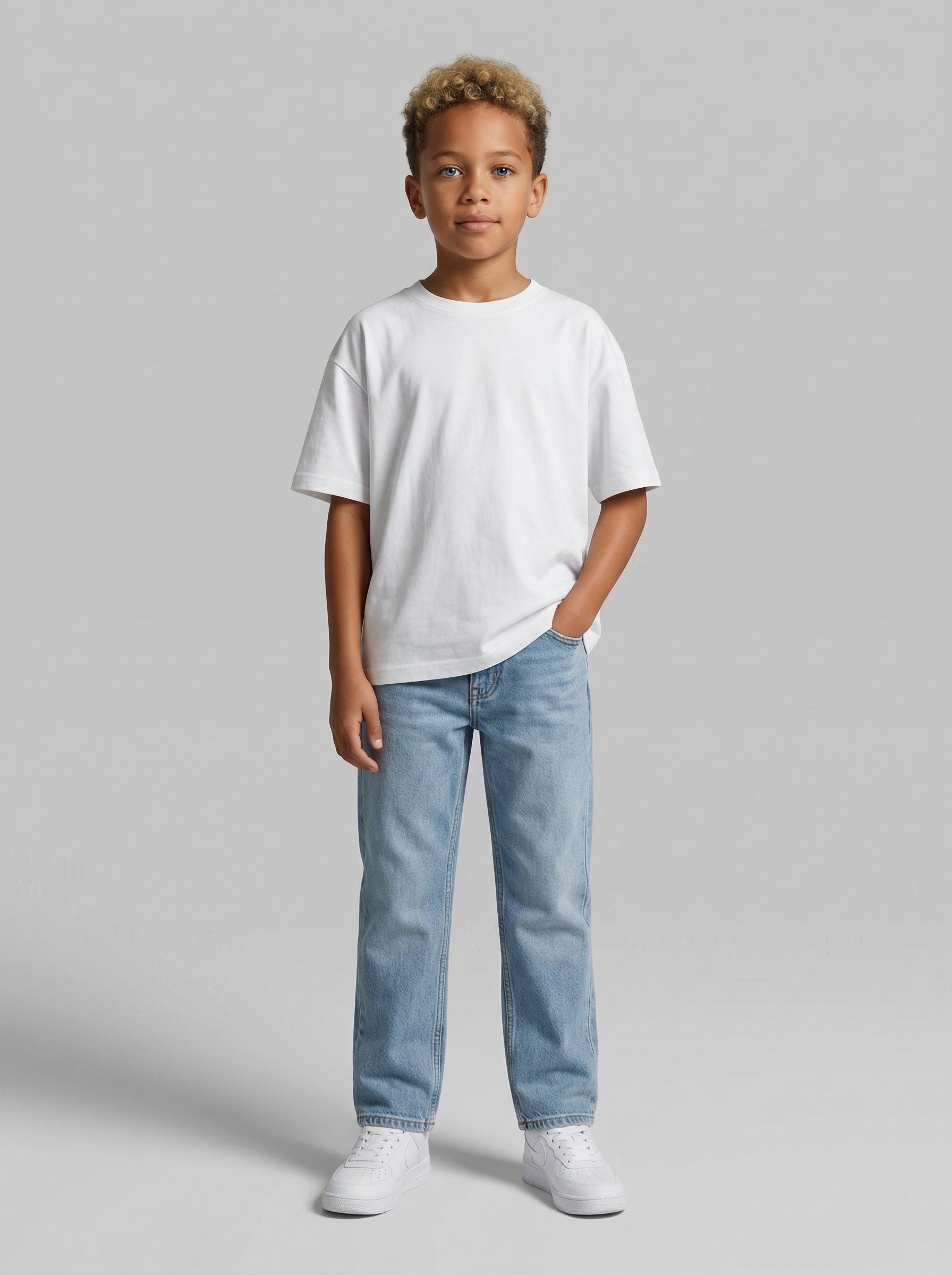 JEANS DAVE BLUE DENIM BAMBINO - JACK & JONES ART.12229486