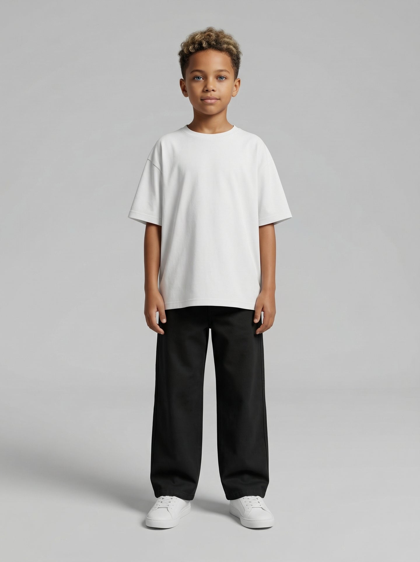 PANTALONE CARPENTER NERO E BEIGE BAMBINO  - JACK & JONES ART.12268958