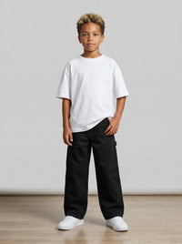 PANTALONE CARPENTER NERO E BEIGE BAMBINO  - JACK & JONES ART.12268958