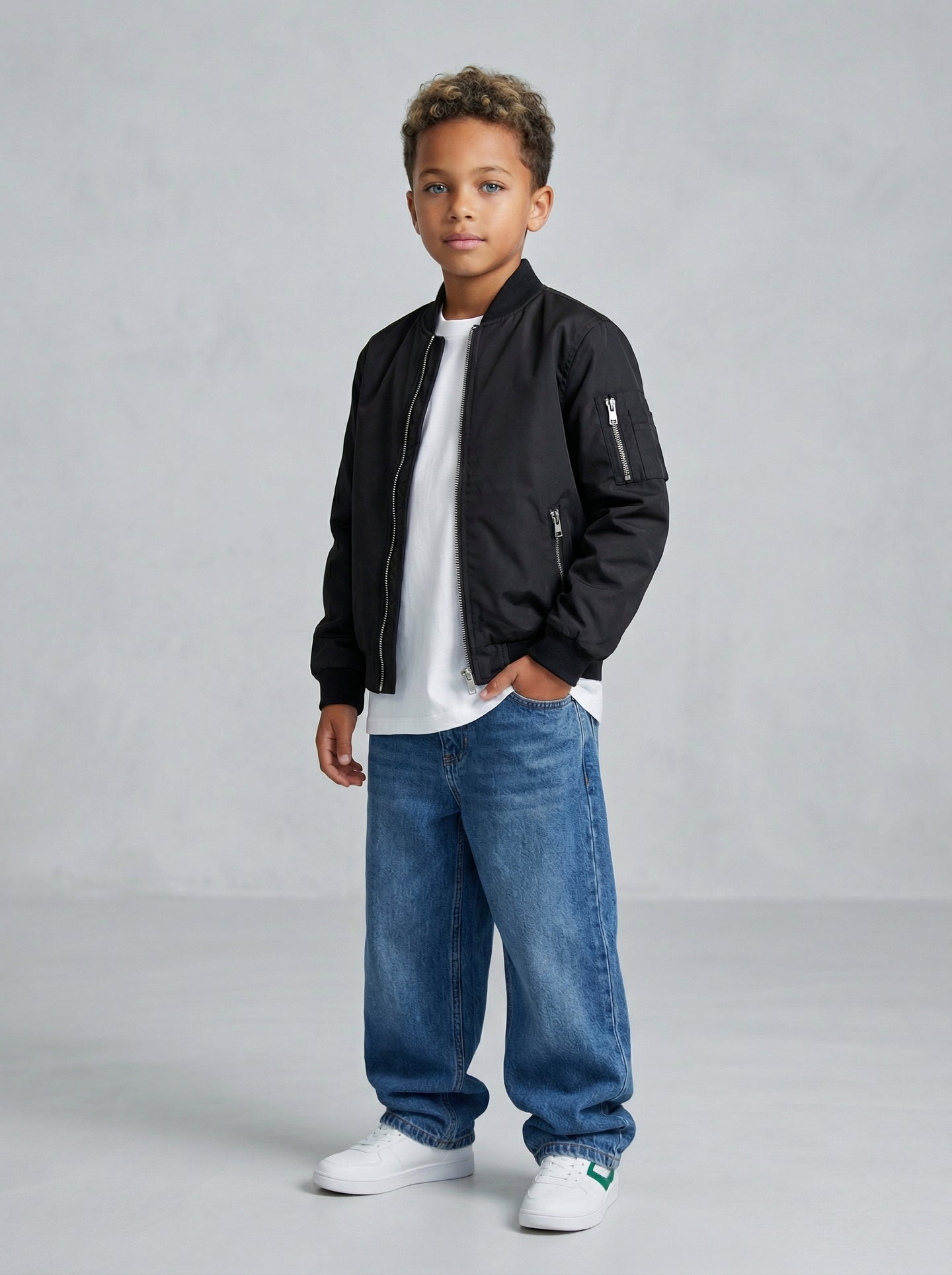 GIUBBINO RUSH BOMBER PIU' COLORI BAMBINO - JACK & JONES ART. 12182385