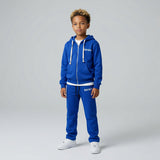 FELPA ZIP OVER BAMBINO CON CAPPUCCIO BASICA LOGO - HAMEN - ART. LOGO.H