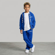 FELPA ZIP HAMEN OVER BAMBINO CON CAPPUCCIO BASICA LOGO ART LOGO.H