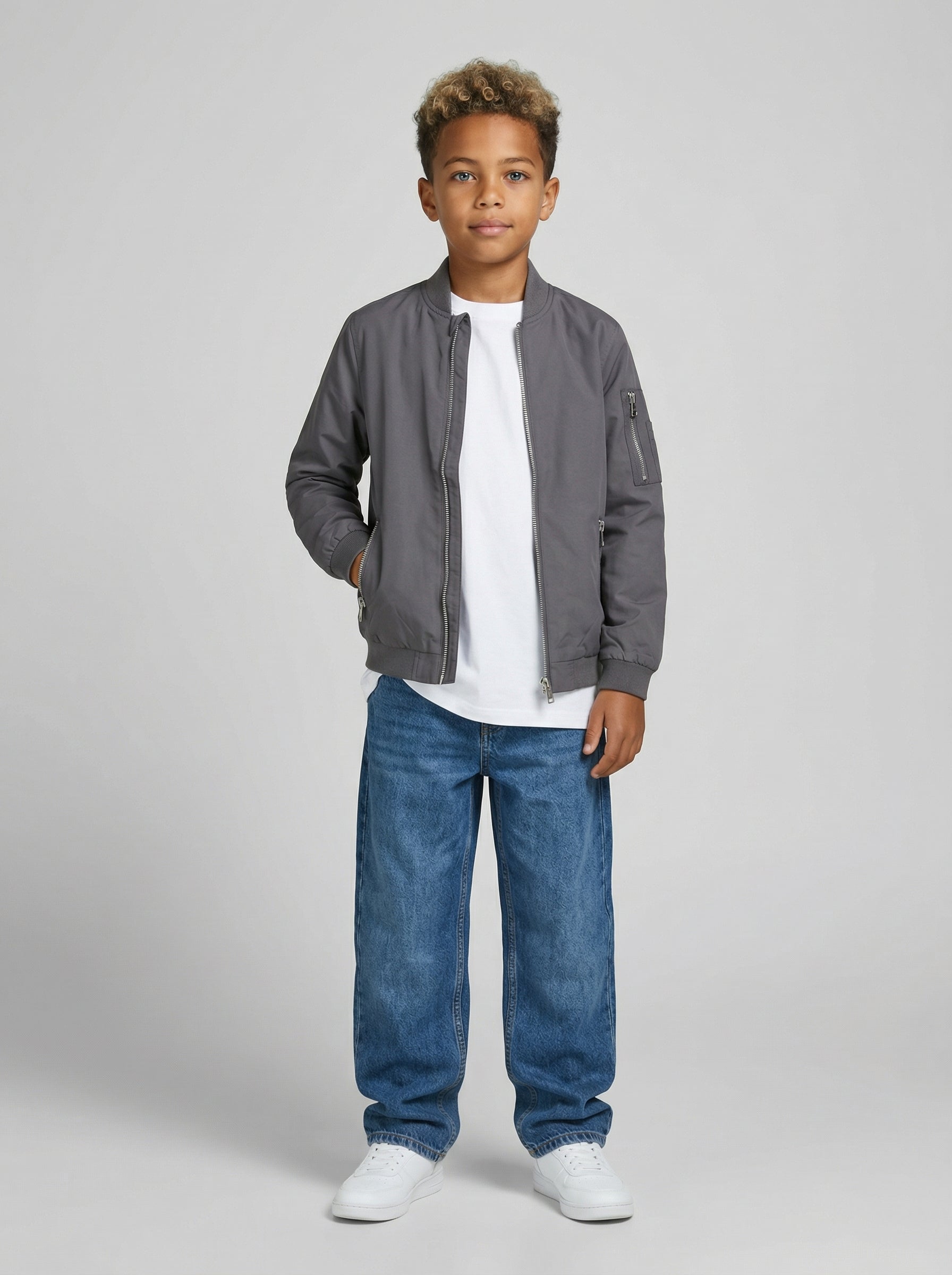 GIUBBINO RUSH BOMBER PIU' COLORI BAMBINO - JACK & JONES ART. 12182385