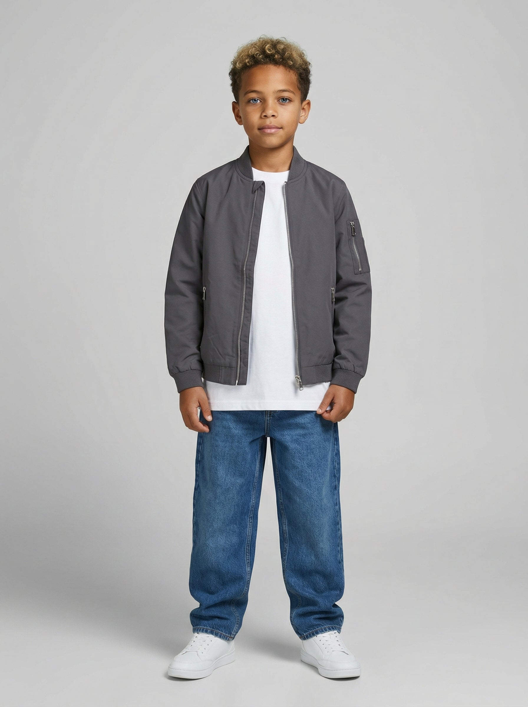 GIUBBINO RUSH BOMBER PIU' COLORI BAMBINO - JACK & JONES ART. 12182385