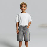 BERMUDA JACK & JONES BAMBINO IRON BLACK DENIM  ART 12289305