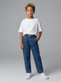 JEANS OVER  BERNA  KIDS BAMBINO BLUE ART K 231033