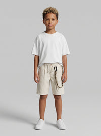 BERMUDA BERNA KIDS BAMBINO CON PORTACHIAVI PANNA  ART K 240197 128
