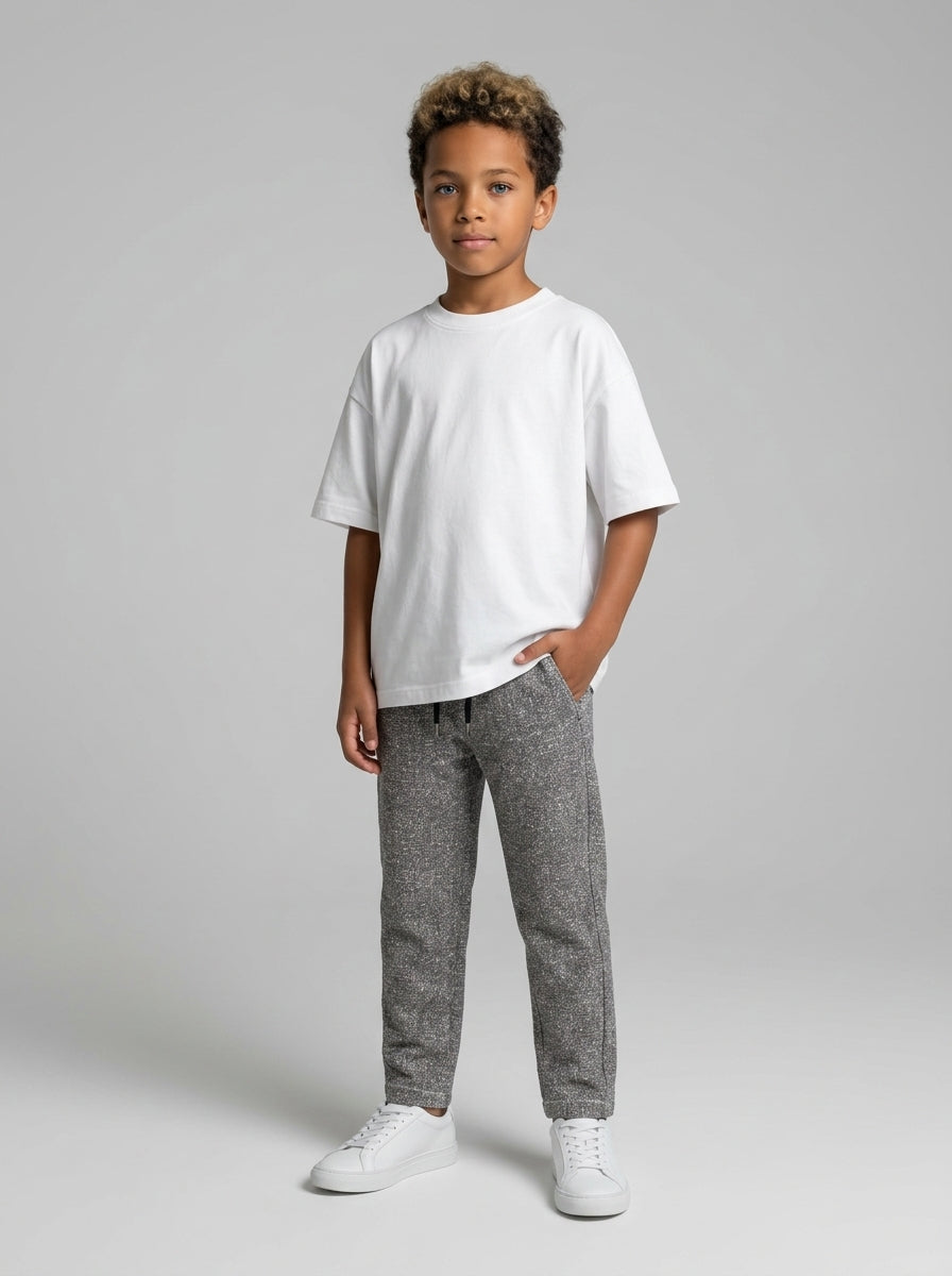 PANTALONE BERNA KIDS BAMBINO PANNA/GRIGIO ART 22565 128