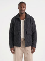 GIUBBINO BL11 WORKER IN PANNO ANTRACITE ART WORKER23