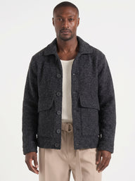 GIUBBINO BL11 WORKER IN PANNO ANTRACITE ART WORKER23