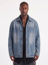 CAMICIA BL11 OVERSHIRT DENIM ART BLK20030