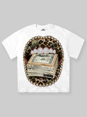T-SHIRT NOISSEY OVERSIZE BIANCA ART BOCCA LEOPARD