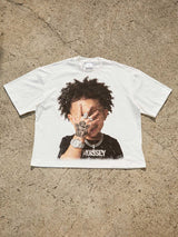 T-SHIRT NOISSEY  BOXY OVERSIZED BIANCA ART REBEL ANGEL