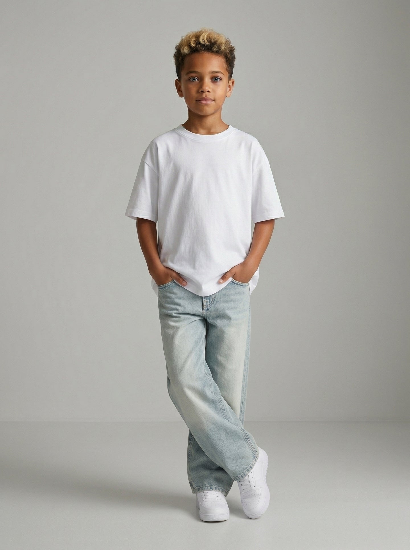 JEANS DAVE BLUE DENIM BAMBINO  - JACK & JONES ART.12289318