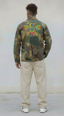 GIUBBINO OVERSHIRT UOMO BERNA CAMOU  RICAMI AZTECHI - ART. 26128430