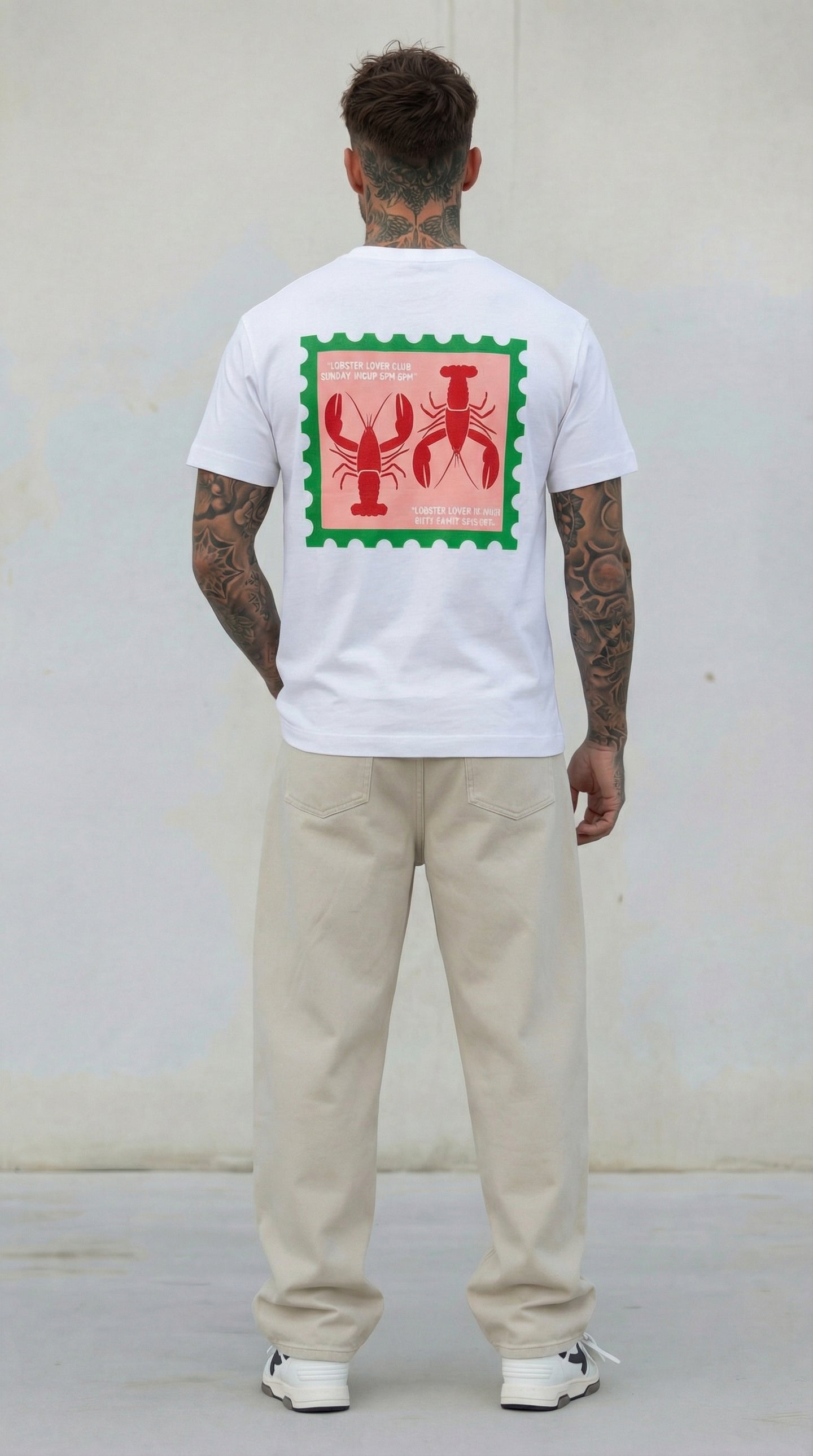 T-SHIRT BIANCO LOBSTER - BERNA - ART. 261084 -2